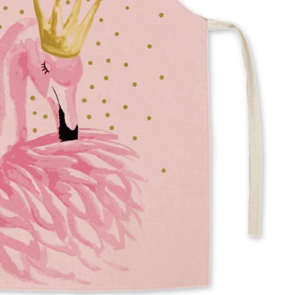 Mommy and Me Cute Flamingos Animal Print Apron Blushing Pink Casual Daily Family Photo Matching Outfits Mommy and Me Cute Flamingos Animal Print Apron Blushing Pink Casual Daily Family Photo Matching Outfits