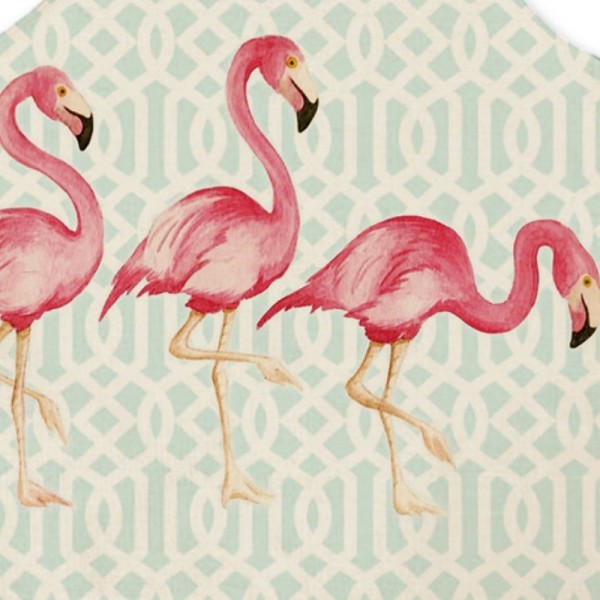 Mommy and Me Cute Flamingos Animal Print Apron Blushing Pink Casual Daily Family Photo Matching Outfits Mommy and Me Cute Flamingos Animal Print Apron Blushing Pink Casual Daily Family Photo Matching Outfits