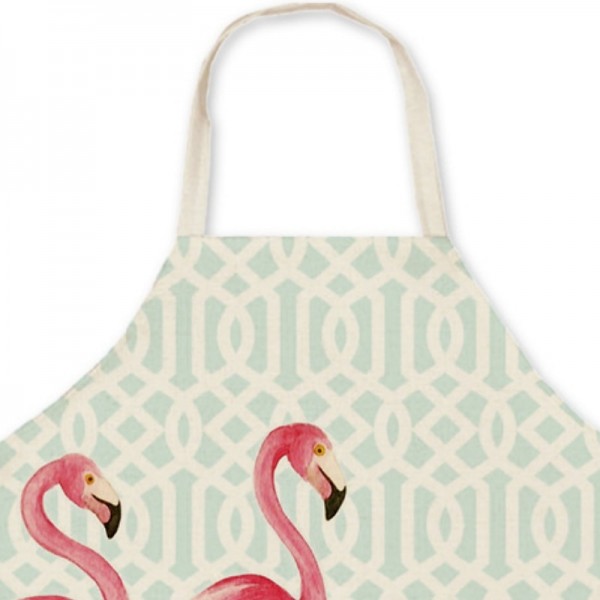 Mommy and Me Cute Flamingos Animal Print Apron Blushing Pink Casual Daily Family Photo Matching Outfits Mommy and Me Cute Flamingos Animal Print Apron Blushing Pink Casual Daily Family Photo Matching Outfits