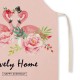 Mommy and Me Cute Flamingos Animal Print Apron Blushing Pink Casual Daily Family Photo Matching Outfits Mommy and Me Cute Flamingos Animal Print Apron Blushing Pink Casual Daily Family Photo Matching Outfits