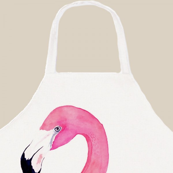 Mommy and Me Cute Flamingos Animal Print Apron Blushing Pink Casual Daily Family Photo Matching Outfits Mommy and Me Cute Flamingos Animal Print Apron Blushing Pink Casual Daily Family Photo Matching Outfits