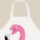 Mommy and Me Cute Flamingos Animal Print Apron Blushing Pink Casual Daily Family Photo Matching Outfits Mommy and Me Cute Flamingos Animal Print Apron Blushing Pink Casual Daily Family Photo Matching Outfits