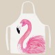 Mommy and Me Cute Flamingos Animal Print Apron Blushing Pink Casual Daily Family Photo Matching Outfits Mommy and Me Cute Flamingos Animal Print Apron Blushing Pink Casual Daily Family Photo Matching Outfits