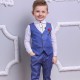 Boys Clothes Sets Kids Formal Suits Long Sleeve Shirts + Vest + Pants 3PCS Child Tuxedos Outfits Boys Clothes Sets Kids Formal Suits Long Sleeve Shirts + Vest + Pants 3PCS Child Tuxedos Outfits