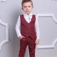 Boys Clothes Sets Kids Formal Suits Long Sleeve Shirts + Vest + Pants 3PCS Child Tuxedos Outfits Boys Clothes Sets Kids Formal Suits Long Sleeve Shirts + Vest + Pants 3PCS Child Tuxedos Outfits