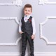 Boys Clothes Sets Kids Formal Suits Long Sleeve Shirts + Vest + Pants 3PCS Child Tuxedos Outfits Boys Clothes Sets Kids Formal Suits Long Sleeve Shirts + Vest + Pants 3PCS Child Tuxedos Outfits