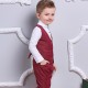 Boys Clothes Sets Kids Formal Suits Long Sleeve Shirts + Vest + Pants 3PCS Child Tuxedos Outfits Boys Clothes Sets Kids Formal Suits Long Sleeve Shirts + Vest + Pants 3PCS Child Tuxedos Outfits