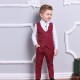 Boys Clothes Sets Kids Formal Suits Long Sleeve Shirts + Vest + Pants 3PCS Child Tuxedos Outfits Boys Clothes Sets Kids Formal Suits Long Sleeve Shirts + Vest + Pants 3PCS Child Tuxedos Outfits