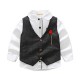 Boys Clothes Sets Kids Formal Suits Long Sleeve Shirts + Vest + Pants 3PCS Child Tuxedos Outfits Boys Clothes Sets Kids Formal Suits Long Sleeve Shirts + Vest + Pants 3PCS Child Tuxedos Outfits