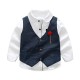 Boys Clothes Sets Kids Formal Suits Long Sleeve Shirts + Vest + Pants 3PCS Child Tuxedos Outfits Boys Clothes Sets Kids Formal Suits Long Sleeve Shirts + Vest + Pants 3PCS Child Tuxedos Outfits