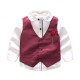 Boys Clothes Sets Kids Formal Suits Long Sleeve Shirts + Vest + Pants 3PCS Child Tuxedos Outfits Boys Clothes Sets Kids Formal Suits Long Sleeve Shirts + Vest + Pants 3PCS Child Tuxedos Outfits