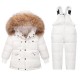 Kid Boy Ski Jacket with Bib Pants Ski Suit Outdoor Winter Thermal Warm Waterproof Windproof Breathable Hooded Snow Suit Clothing Suit for Winter Sports Kid Boy Ski Jacket with Bib Pants Ski Suit Outdoor Winter Thermal Warm Waterproof Windproof Breathable Hooded Snow Suit Clothing Suit for Winter Sports