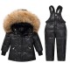 Kid Boy Ski Jacket with Bib Pants Ski Suit Outdoor Winter Thermal Warm Waterproof Windproof Breathable Hooded Snow Suit Clothing Suit for Winter Sports Kid Boy Ski Jacket with Bib Pants Ski Suit Outdoor Winter Thermal Warm Waterproof Windproof Breathable Hooded Snow Suit Clothing Suit for Winter Sports