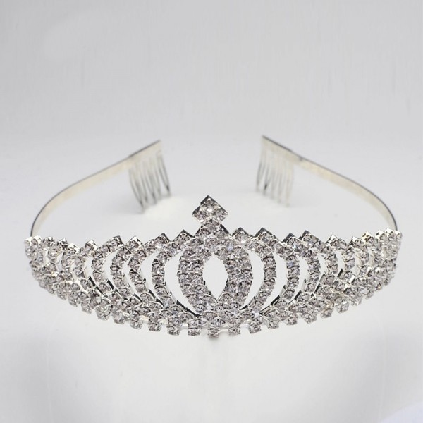 Kid's Girls' Tiaras & Crowns Hair Accessories Silver One-Size Kid's Girls' Tiaras & Crowns Hair Accessories Silver One-Size
