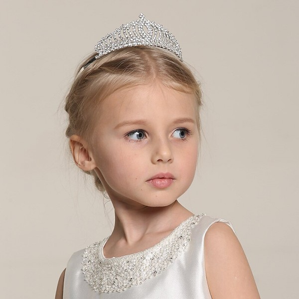 Kid's Girls' Tiaras & Crowns Hair Accessories Silver One-Size Kid's Girls' Tiaras & Crowns Hair Accessories Silver One-Size