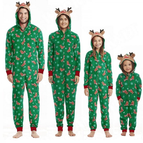 Christmas Pajamas Family Look Deer Christmas pattern Christmas Gifts Print Gray Green Royal Blue Long Sleeve Active Matching Outfits / Sports / Fall / Spring / Casual Christmas Pajamas Family Look Deer Christmas pattern Christmas Gifts Print Gray Green Royal Blue Long Sleeve Active Matching Outfits / Sports / Fall / Spring / Casual