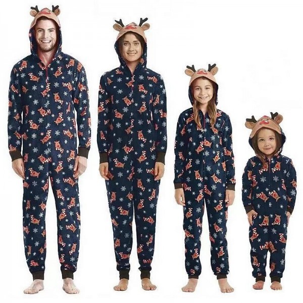 Christmas Pajamas Family Look Deer Christmas pattern Christmas Gifts Print Gray Green Royal Blue Long Sleeve Active Matching Outfits / Sports / Fall / Spring / Casual Christmas Pajamas Family Look Deer Christmas pattern Christmas Gifts Print Gray Green Royal Blue Long Sleeve Active Matching Outfits / Sports / Fall / Spring / Casual