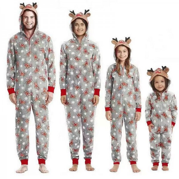 Christmas Pajamas Family Look Deer Christmas pattern Christmas Gifts Print Gray Green Royal Blue Long Sleeve Active Matching Outfits / Sports / Fall / Spring / Casual Christmas Pajamas Family Look Deer Christmas pattern Christmas Gifts Print Gray Green Royal Blue Long Sleeve Active Matching Outfits / Sports / Fall / Spring / Casual