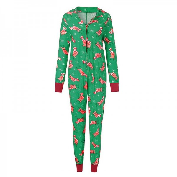 Christmas Pajamas Family Look Deer Christmas pattern Christmas Gifts Print Gray Green Royal Blue Long Sleeve Active Matching Outfits / Sports / Fall / Spring / Casual Christmas Pajamas Family Look Deer Christmas pattern Christmas Gifts Print Gray Green Royal Blue Long Sleeve Active Matching Outfits / Sports / Fall / Spring / Casual