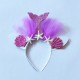 Kids Girls' Sweet Party / Birthday Mermaid Tail Animal Polyester Hair Accessories / Headband Blue / Purple / Blushing Pink One-Size Kids Girls' Sweet Party / Birthday Mermaid Tail Animal Polyester Hair Accessories / Headband Blue / Purple / Blushing Pink One-Size