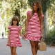 Mommy and Me Dresses Graphic Striped Sports & Outdoor Ruched Red Short Sleeve Above Knee T Shirt Dress Tee Dress Active Matching Outfits Mommy and Me Dresses Graphic Striped Sports & Outdoor Ruched Red Short Sleeve Above Knee T Shirt Dress Tee Dress Active Matching Outfits
