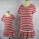 Mommy and Me Dresses Graphic Striped Sports & Outdoor Ruched Red Short Sleeve Above Knee T Shirt Dress Tee Dress Active Matching Outfits Mommy and Me Dresses Graphic Striped Sports & Outdoor Ruched Red Short Sleeve Above Knee T Shirt Dress Tee Dress Active Matching Outfits