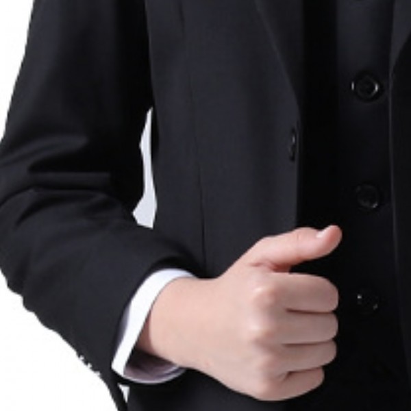 4 Pieces Kids Boys Blazer Vest Shirt Pants Formal Set Long Sleeve Dusty Blue Black Solid Color Clothing Set Party Special Occasion Birthday Formal Gentle Suit Regular 3-13 Years 4 Pieces Kids Boys Blazer Vest Shirt Pants Formal Set Long Sleeve Dusty Blue Black Solid Color Clothing Set Party Special Occasion Birthday Formal Gentle Suit Regular 3-13 Years
