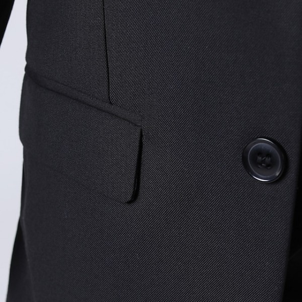 4 Pieces Kids Boys Blazer Vest Shirt Pants Formal Set Long Sleeve Dusty Blue Black Solid Color Clothing Set Party Special Occasion Birthday Formal Gentle Suit Regular 3-13 Years 4 Pieces Kids Boys Blazer Vest Shirt Pants Formal Set Long Sleeve Dusty Blue Black Solid Color Clothing Set Party Special Occasion Birthday Formal Gentle Suit Regular 3-13 Years