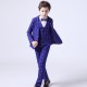 3 Pieces Kids Boys Blazer Vest Pants Party Set Formal Long Sleeve Blue Gray Red Plaid Bow Cotton Clothes Set Gentle Regular Suit 3 Pieces Kids Boys Blazer Vest Pants Party Set Formal Long Sleeve Blue Gray Red Plaid Bow Cotton Clothes Set Gentle Regular Suit