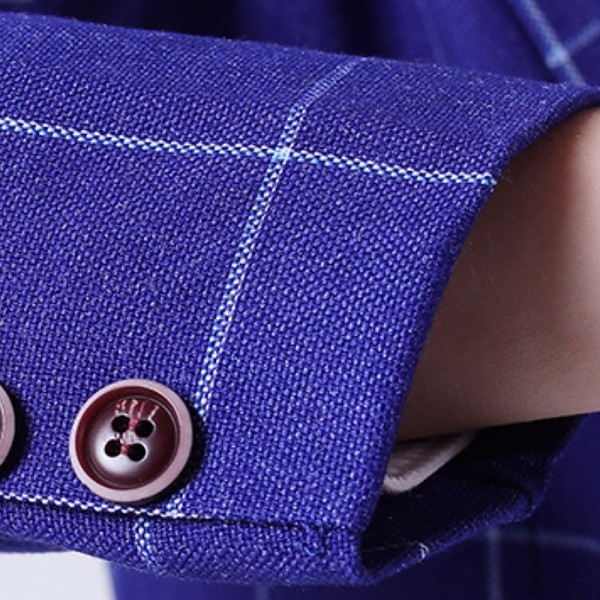 3 Pieces Kids Boys Blazer Vest Pants Party Set Formal Long Sleeve Blue Gray Red Plaid Bow Cotton Clothes Set Gentle Regular Suit 3 Pieces Kids Boys Blazer Vest Pants Party Set Formal Long Sleeve Blue Gray Red Plaid Bow Cotton Clothes Set Gentle Regular Suit