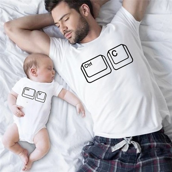 Dad and Son T shirt Cotton Letter Daily Print White Light Red Red Short Sleeve Mommy And Me Outfits Active Matching Outfits Dad and Son T shirt Cotton Letter Daily Print White Light Red Red Short Sleeve Mommy And Me Outfits Active Matching Outfits