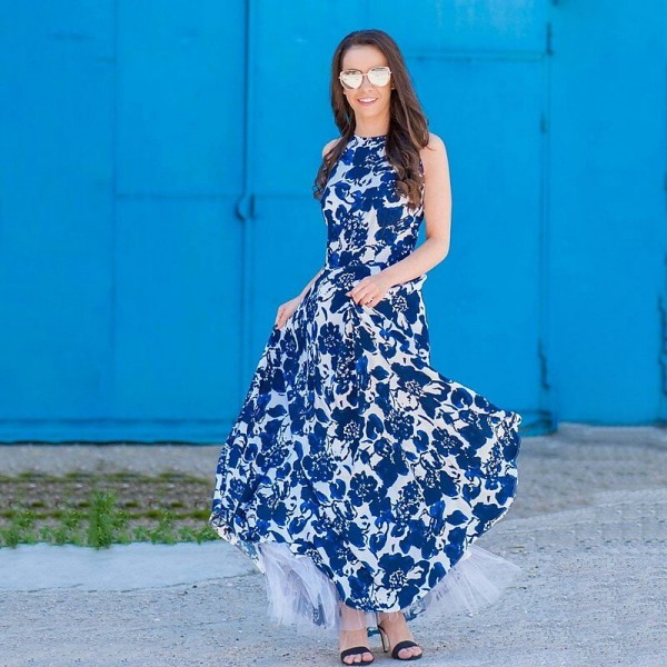 Mommy and Me Dresses Graphic Floral Daily Print Blue Sleeveless Maxi Mommy And Me Outfits Cute Matching Outfits Mommy and Me Dresses Graphic Floral Daily Print Blue Sleeveless Maxi Mommy And Me Outfits Cute Matching Outfits
