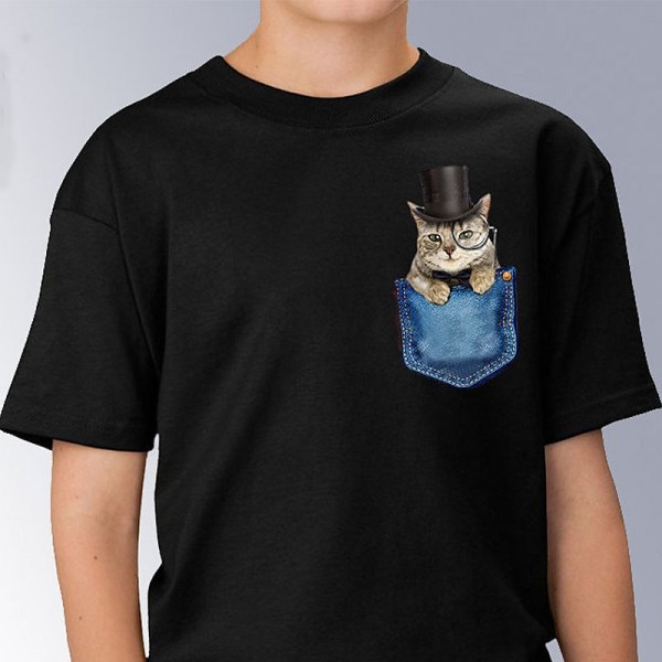 Kids Boys T shirt Short Sleeve 3D Print Animal Green Black Blue Children Tops Spring Summer Active Fashion Daily Daily Indoor Outdoor Regular Fit 3-12 Years / Sports Kids Boys T shirt Short Sleeve 3D Print Animal Green Black Blue Children Tops Spring Summer Active Fashion Daily Daily Indoor Outdoor Regular Fit 3-12 Years / Sports