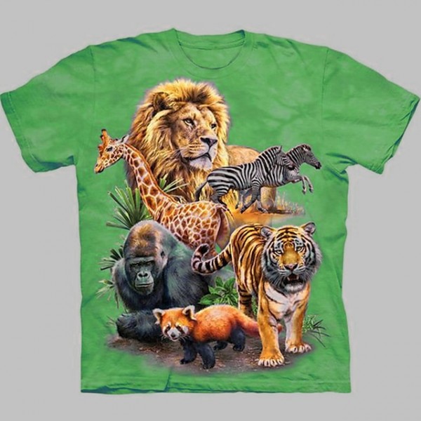 Kids Boys T shirt Short Sleeve 3D Print Lion Tiger Animal Blue Children Tops Spring Summer Active Fashion Daily Regular Fit 3-12 Years Kids Boys T shirt Short Sleeve 3D Print Lion Tiger Animal Blue Children Tops Spring Summer Active Fashion Daily Regular Fit 3-12 Years