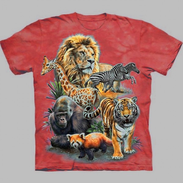 Kids Boys T shirt Short Sleeve 3D Print Lion Tiger Animal Blue Children Tops Spring Summer Active Fashion Daily Regular Fit 3-12 Years Kids Boys T shirt Short Sleeve 3D Print Lion Tiger Animal Blue Children Tops Spring Summer Active Fashion Daily Regular Fit 3-12 Years