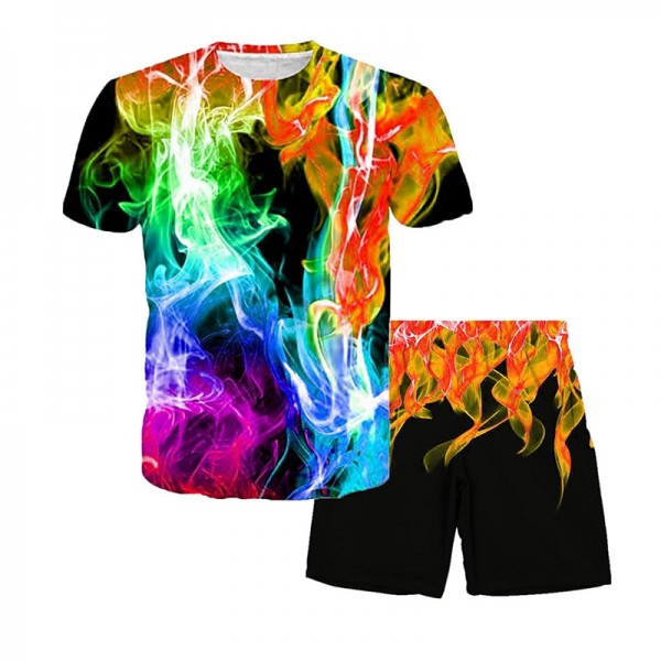 Boys 3D Graphic T-shirt & Shorts Clothing Set Short Sleeve Summer Spring Sports Fashion Cool Polyester Kids 3-13 Years Outdoor Street Sports Regular Fit Boys 3D Graphic T-shirt & Shorts Clothing Set Short Sleeve Summer Spring Sports Fashion Cool Polyester Kids 3-13 Years Outdoor Street Sports Regular Fit