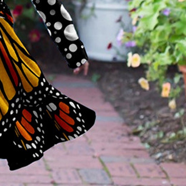 Girls' 3D Animal Butterfly Dress Long Sleeve 3D Print Fall Winter Daily Holiday Vacation Cute Casual Sweet Kids 3-10 Years Swing Dress A Line Dress Above Knee Polyester Regular Fit Girls' 3D Animal Butterfly Dress Long Sleeve 3D Print Fall Winter Daily Holiday Vacation Cute Casual Sweet Kids 3-10 Years Swing Dress A Line Dress Above Knee Polyester Regular Fit