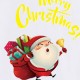 Family T shirt Tops Letter Santa Claus Street Print Black White Yellow Short Sleeve 3D Print Active Matching Outfits