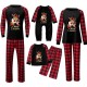 Family Pajamas Cotton Plaid Deer Home Black Dark Red Wine Long Sleeve Daily Matching Outfits Family Pajamas Cotton Plaid Deer Home Black Dark Red Wine Long Sleeve Daily Matching Outfits
