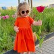 Mommy and Me Dresses Cotton Solid Color Daily Blue Orange Rose Red Short Sleeve Above Knee Mommy And Me Outfits Daily Matching Outfits Mommy and Me Dresses Cotton Solid Color Daily Blue Orange Rose Red Short Sleeve Above Knee Mommy And Me Outfits Daily Matching Outfits