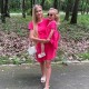 Mommy and Me Dresses Cotton Solid Color Daily Blue Orange Rose Red Short Sleeve Above Knee Mommy And Me Outfits Daily Matching Outfits Mommy and Me Dresses Cotton Solid Color Daily Blue Orange Rose Red Short Sleeve Above Knee Mommy And Me Outfits Daily Matching Outfits