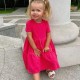 Mommy and Me Dresses Cotton Solid Color Daily Blue Orange Rose Red Short Sleeve Above Knee Mommy And Me Outfits Daily Matching Outfits Mommy and Me Dresses Cotton Solid Color Daily Blue Orange Rose Red Short Sleeve Above Knee Mommy And Me Outfits Daily Matching Outfits