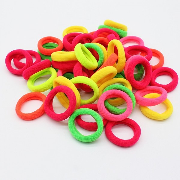 50 Pieces Kids Girls' Sweet Daily Solid Colored Polyester Hair Accessories Colorful / Green / Blue One-Size / Hair Tie 50 Pieces Kids Girls' Sweet Daily Solid Colored Polyester Hair Accessories Colorful / Green / Blue One-Size / Hair Tie