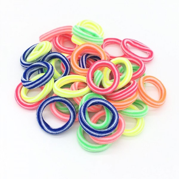 50 Pieces Kids Girls' Sweet Daily Solid Colored Polyester Hair Accessories Colorful / Green / Blue One-Size / Hair Tie 50 Pieces Kids Girls' Sweet Daily Solid Colored Polyester Hair Accessories Colorful / Green / Blue One-Size / Hair Tie