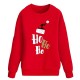 Family Tops Sweatshirt Cotton Letter Ugly Daily Black Red Long Sleeve Daily Matching Outfits Family Tops Sweatshirt Cotton Letter Ugly Daily Black Red Long Sleeve Daily Matching Outfits
