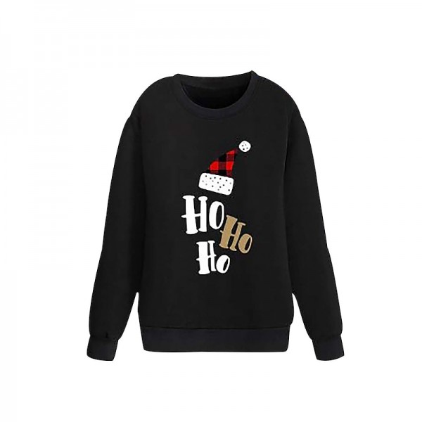 Family Tops Sweatshirt Cotton Letter Ugly Daily Black Red Long Sleeve Daily Matching Outfits Family Tops Sweatshirt Cotton Letter Ugly Daily Black Red Long Sleeve Daily Matching Outfits
