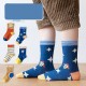 Kids Boys 5 Pairs Socks Multicolor Color Block Striped Fall Winter Sweet Daily Wear 3-12 Years Kids Boys 5 Pairs Socks Multicolor Color Block Striped Fall Winter Sweet Daily Wear 3-12 Years