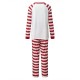 Family Pajamas Cotton Letter Striped Home White Long Sleeve Mommy And Me Outfits Daily Matching Outfits