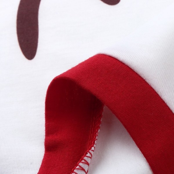 Family Pajamas Cotton Letter Striped Home White Long Sleeve Mommy And Me Outfits Daily Matching Outfits