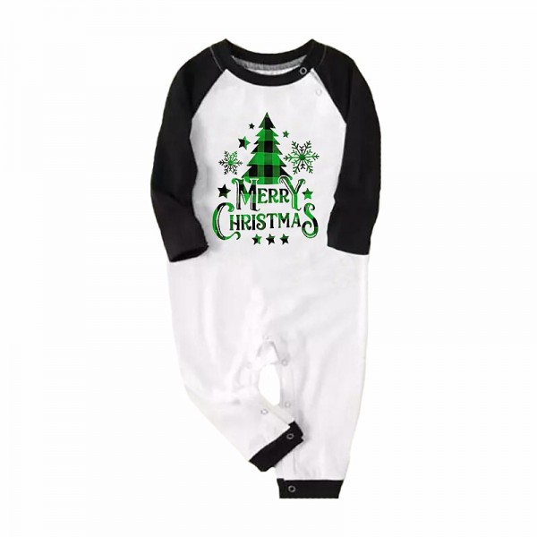 Pajamas Family Plaid Letter Home White Green Long Sleeve Basic Matching Outfits Pajamas Family Plaid Letter Home White Green Long Sleeve Basic Matching Outfits